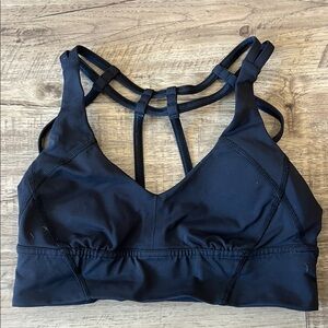 Lululemon Black Strappy Sports Bra